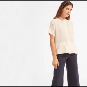 Everlane The Silk Short Sleeve Square Shirt